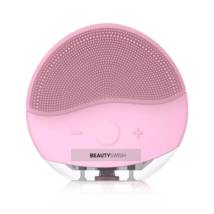 Ultrasonic Soft Silicone Face Cleanser IPX7 Waterproof Electric Face Cleanser Massager Face Cleansing Brush, Pink,light green
Ultrasonic Soft Silicone Face Cleanser IPX7 Waterproof Electric Face Cleanser Massager Face Cleansing Brush, Pink,light green