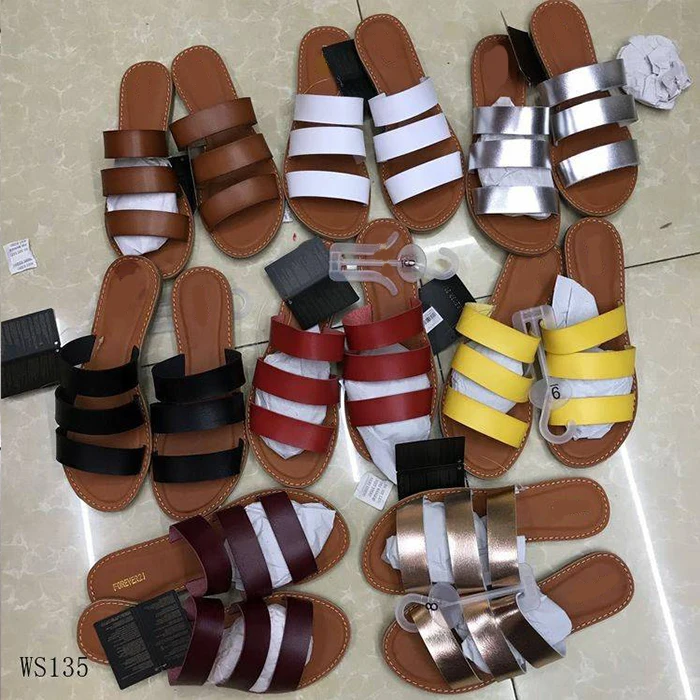 FE-05 fashion triple cross strap sandals for women PU leather flat beach sandals slides summer sandals wholesaler, Picture show , squine colors
FE-05 fashion triple cross strap sandals for women PU leather flat beach sandals slides summer sandals wholesaler, Picture show , squine colors