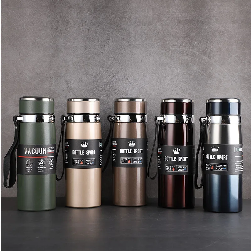 Stainless Steel Vacuum Thermos Cup Outdoor Portable Sports Tumbler with Rope Handle Tumbler Gift Cup Customized Wholesale, Customized color
Stainless Steel Vacuum Thermos Cup Outdoor Portable Sports Tumbler with Rope Handle Tumbler Gift Cup Customized Wholesale, Customized color