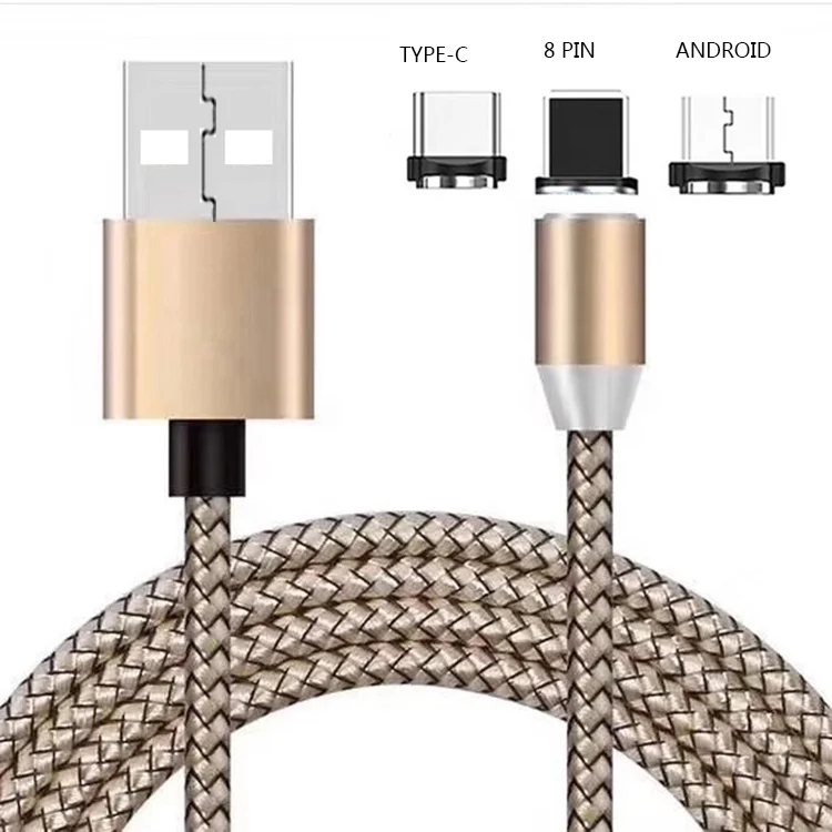 KURIYAMA Quality Good Price Fast Charging Speed Usb Cable With Led Light Type C Magnetic Usb Cable - ANKUX.COM