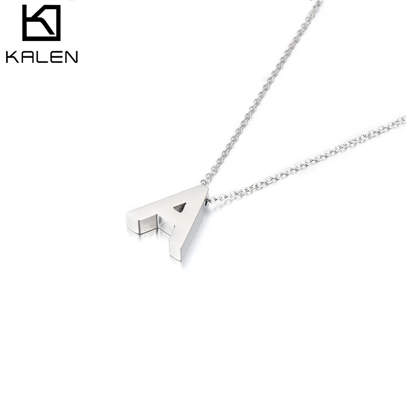 Factory Wholesale Beautiful Initial Pendant Necklace Women Accessories Letter Charm Necklace, Silver
Factory Wholesale Beautiful Initial Pendant Necklace Women Accessories Letter Charm Necklace, Silver