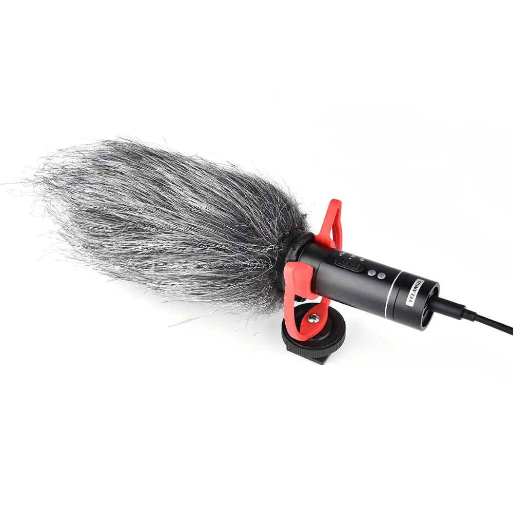 YELANGU MIC05 Interview Shotgun Video Camera Mini Recording Studio Microphone for Mobile Phone and Camera
YELANGU MIC05 Interview Shotgun Video Camera Mini Recording Studio Microphone for Mobile Phone and Camera