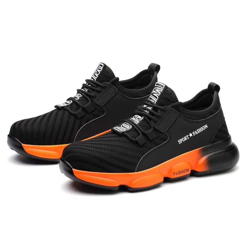 Hot sale flying safety shoes steel toe Safety shoes lightweight men work hiking shoes, Black,orange
Hot sale flying safety shoes steel toe Safety shoes lightweight men work hiking shoes, Black,orange