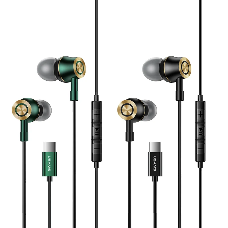 USAMS EP43 Wired In Ear wired Gaming Stereo bass Sound Headphones Type C Wired 3.5mm Earphones with Microphone
USAMS EP43 Wired In Ear wired Gaming Stereo bass Sound Headphones Type C Wired 3.5mm Earphones with Microphone