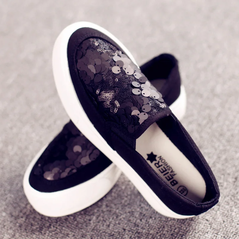 ladies slip on canvas sneakers