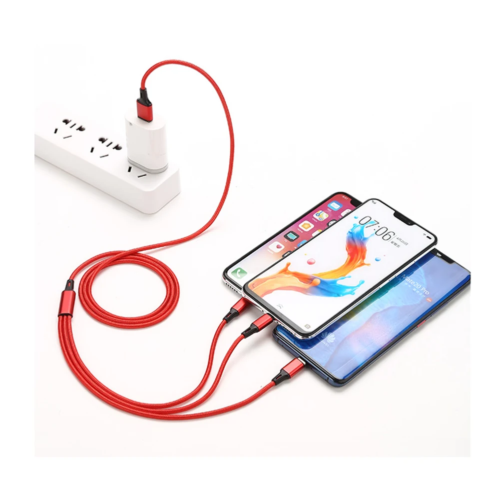 11 Years Gold Manufacturer 3 in 1 Nylon Braided USB Charger Cable for Android Micro USB,iPhone and USB-C, Silver,orange,red,black,blue
11 Years Gold Manufacturer 3 in 1 Nylon Braided USB Charger Cable for Android Micro USB,iPhone and USB-C, Silver,orange,red,black,blue