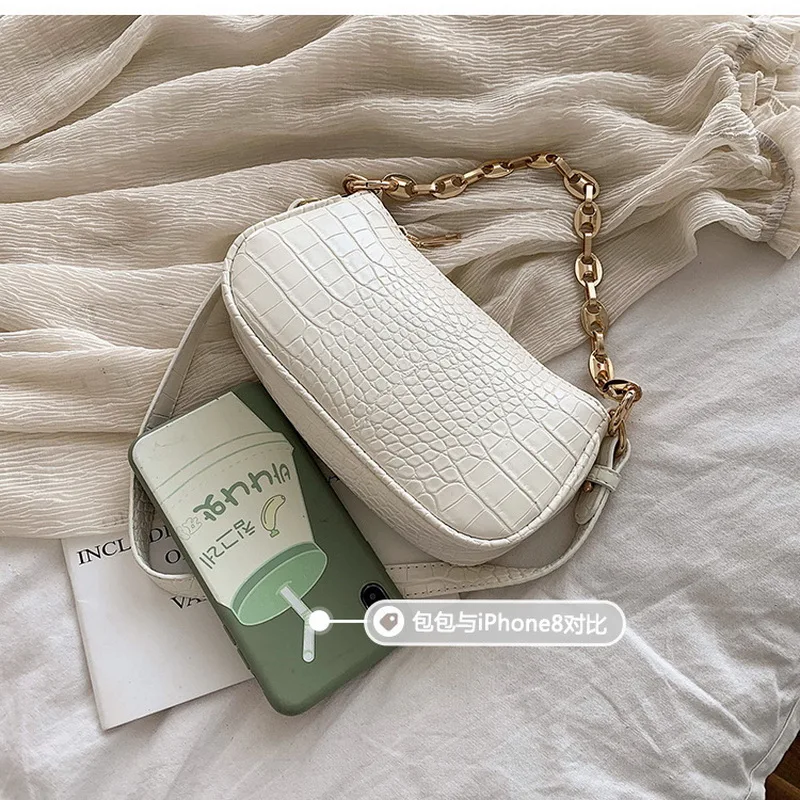 SP1016 Korean Style Pattern Bag Female Fashion Chain Decorative Crocodile Leather Handbag Women Bags, Picture shown
SP1016 Korean Style Pattern Bag Female Fashion Chain Decorative Crocodile Leather Handbag Women Bags, Picture shown