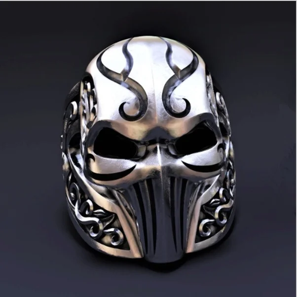 New European and American fashion men's Retro stripe Skull Ring Gothic locomotive punk factory direct sales
New European and American fashion men's Retro stripe Skull Ring Gothic locomotive punk factory direct sales