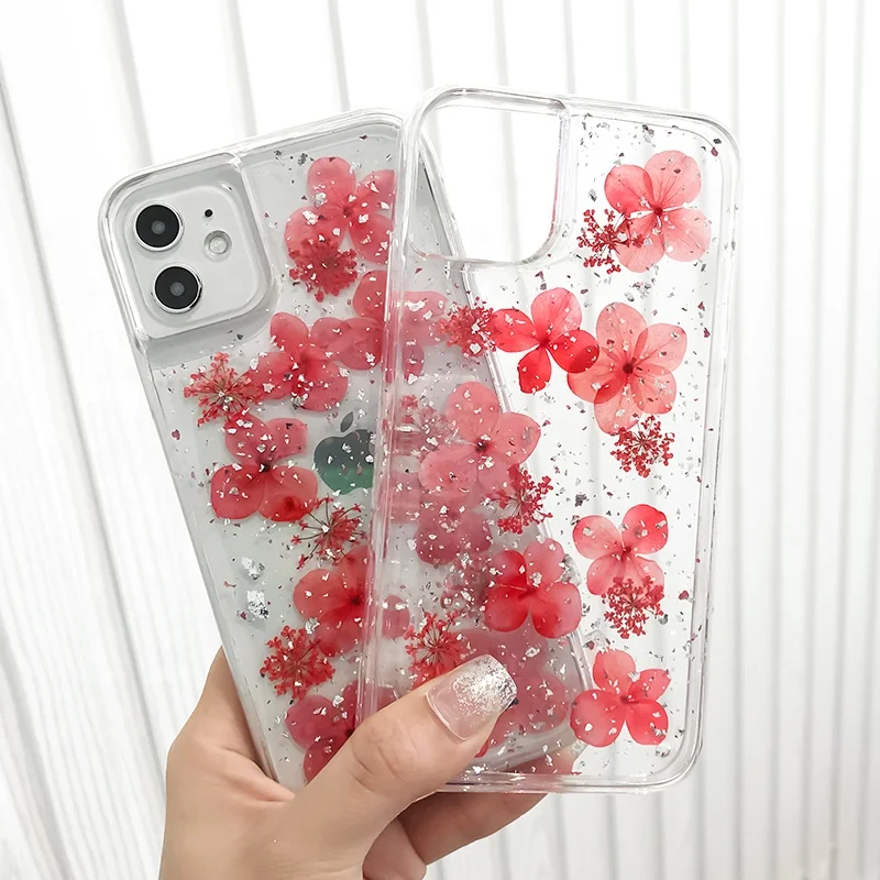 Aesthetic pressed real dried red flower with silver foil design phone case clear tpu for Iphone 11/12 pro max
Aesthetic pressed real dried red flower with silver foil design phone case clear tpu for Iphone 11/12 pro max