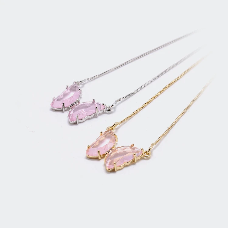 Hot style jewelry fashion gold-plated necklace manufacturers wholesale glass butterfly necklace butterfly pendant
Hot style jewelry fashion gold-plated necklace manufacturers wholesale glass butterfly necklace butterfly pendant