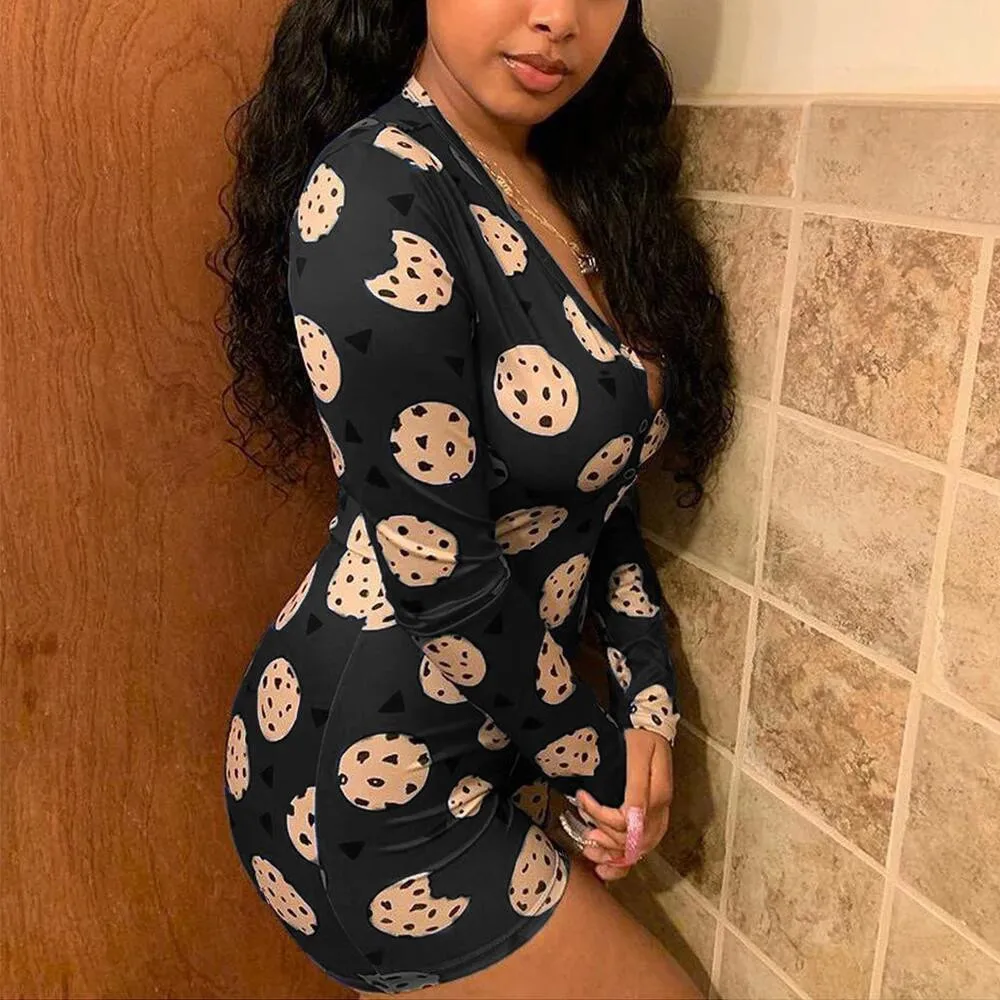 High Trench Printed Casual Leotard Tops Floral Long Sleeve Bodycon Bandage Bodysuit Romper Onesie Pajamas
High Trench Printed Casual Leotard Tops Floral Long Sleeve Bodycon Bandage Bodysuit Romper Onesie Pajamas