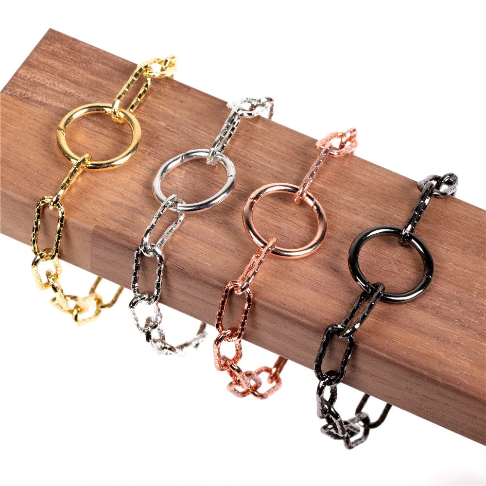 ins popular corrugated checkered copper gold plated bracelet hip hop thick chain snap punk brass bracelet, As picture
ins popular corrugated checkered copper gold plated bracelet hip hop thick chain snap punk brass bracelet, As picture