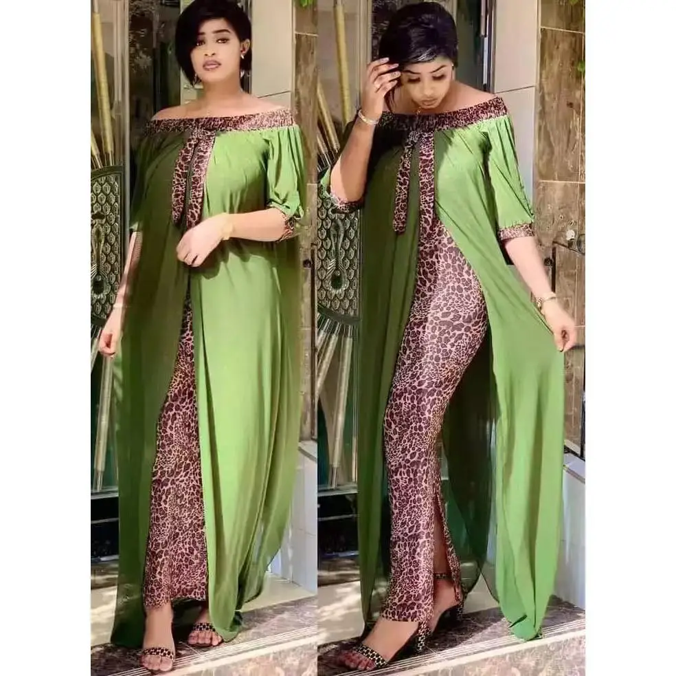2021 women plus size patchwork leopard loose robe abaya kaftan style casual dress, Picture colors
2021 women plus size patchwork leopard loose robe abaya kaftan style casual dress, Picture colors