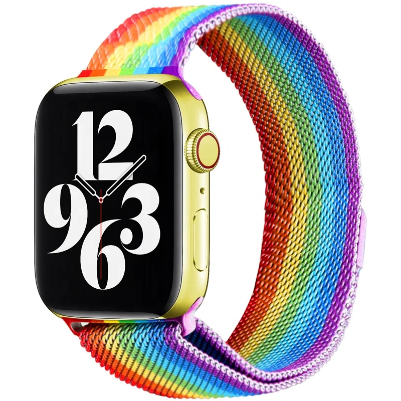 Luxury apple watch band stainless steel high quality Iwatch Milanese Apple Watch strap, As picture
Luxury apple watch band stainless steel high quality Iwatch Milanese Apple Watch strap, As picture