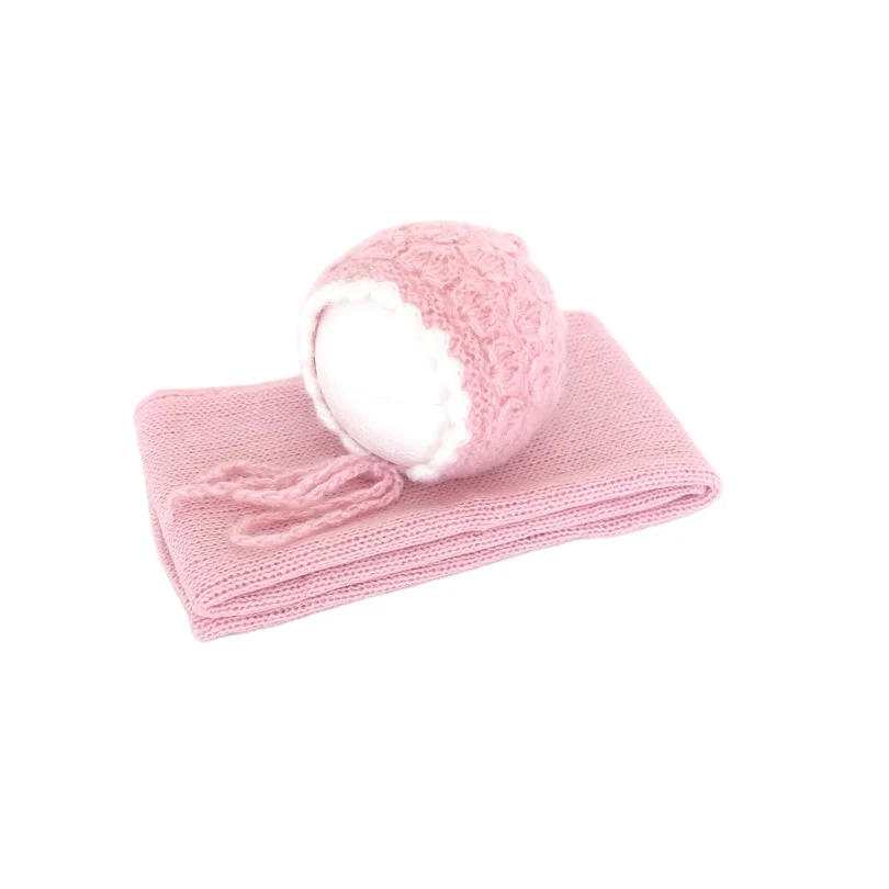 New born Knit Wrap Set Vintage Baby Bonnet Stretch Knit Wrap Newborn Hat Photography Prop Layering Fabric Swaddling Blanket
New born Knit Wrap Set Vintage Baby Bonnet Stretch Knit Wrap Newborn Hat Photography Prop Layering Fabric Swaddling Blanket