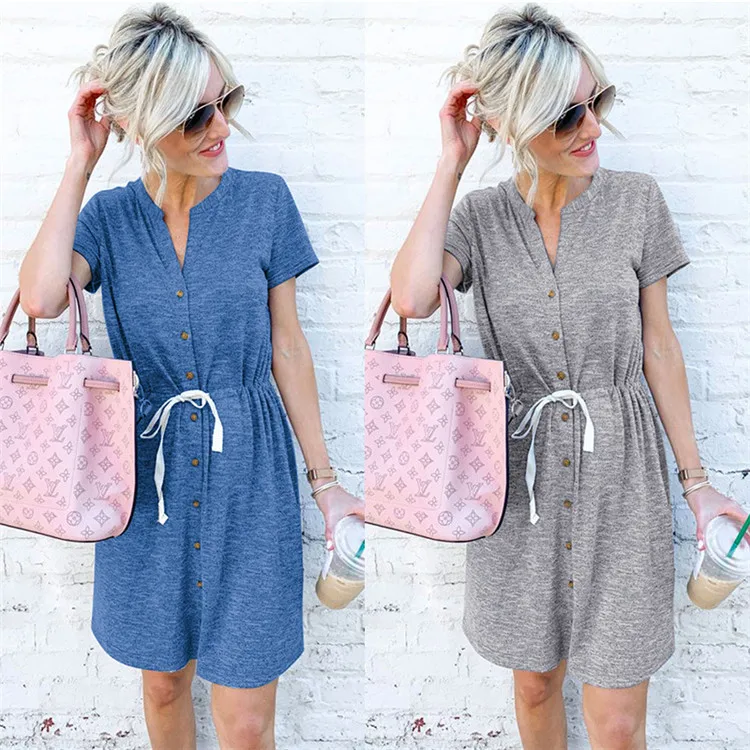 Women'S Clothing Dress Asymmetrical Neck Bandage Belt Casual Office Dresses, Customized color/as show
Women'S Clothing Dress Asymmetrical Neck Bandage Belt Casual Office Dresses, Customized color/as show