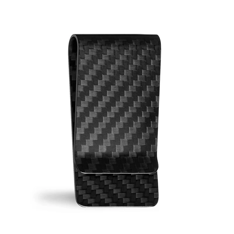Carbon fiber Money Clipper Pocket Credit Card Cash Holder, Black
Carbon fiber Money Clipper Pocket Credit Card Cash Holder, Black