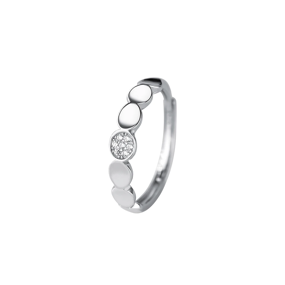 Wholesale Simple Diamond Engagement Rings Adjustable 925 Sterling Silver Cubic Zirconia Round Bead Rings Jewelry
Wholesale Simple Diamond Engagement Rings Adjustable 925 Sterling Silver Cubic Zirconia Round Bead Rings Jewelry
