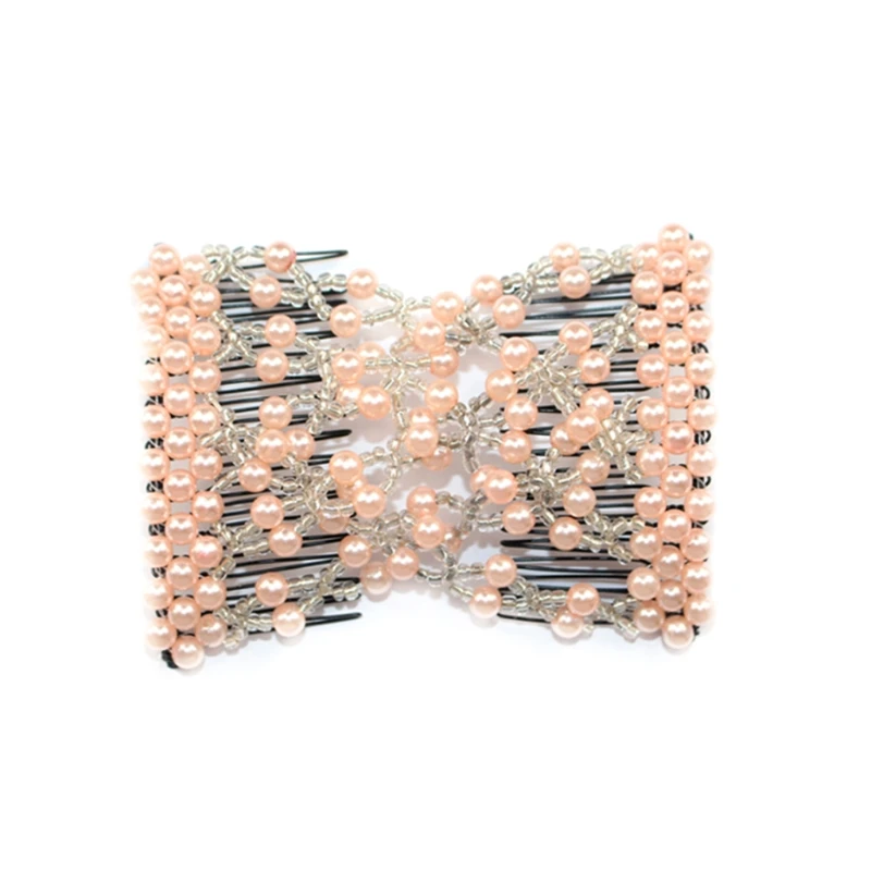 Magic Hair Comb EZ Beaded Double Stretching Delicate Pearl Women Clips Hairstyle, Color
Magic Hair Comb EZ Beaded Double Stretching Delicate Pearl Women Clips Hairstyle, Color