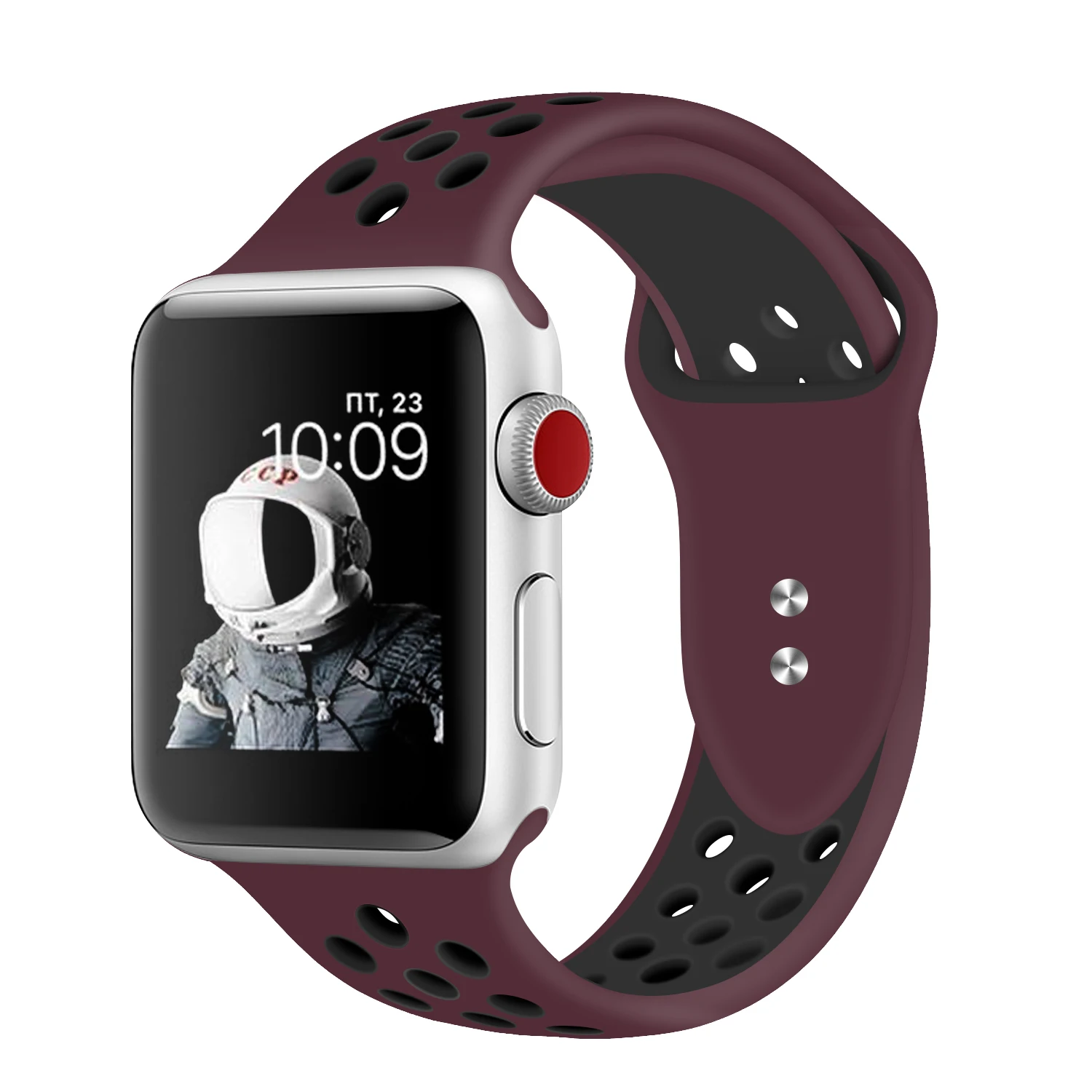 ShanHai For iWatch Bands,Soft Silicone Sport Band Replacement Wristband for iWatch Band Series 5 4 3 2 1 S/M M/L for Women Men, Multi-color optional or customized
ShanHai For iWatch Bands,Soft Silicone Sport Band Replacement Wristband for iWatch Band Series 5 4 3 2 1 S/M M/L for Women Men, Multi-color optional or customized