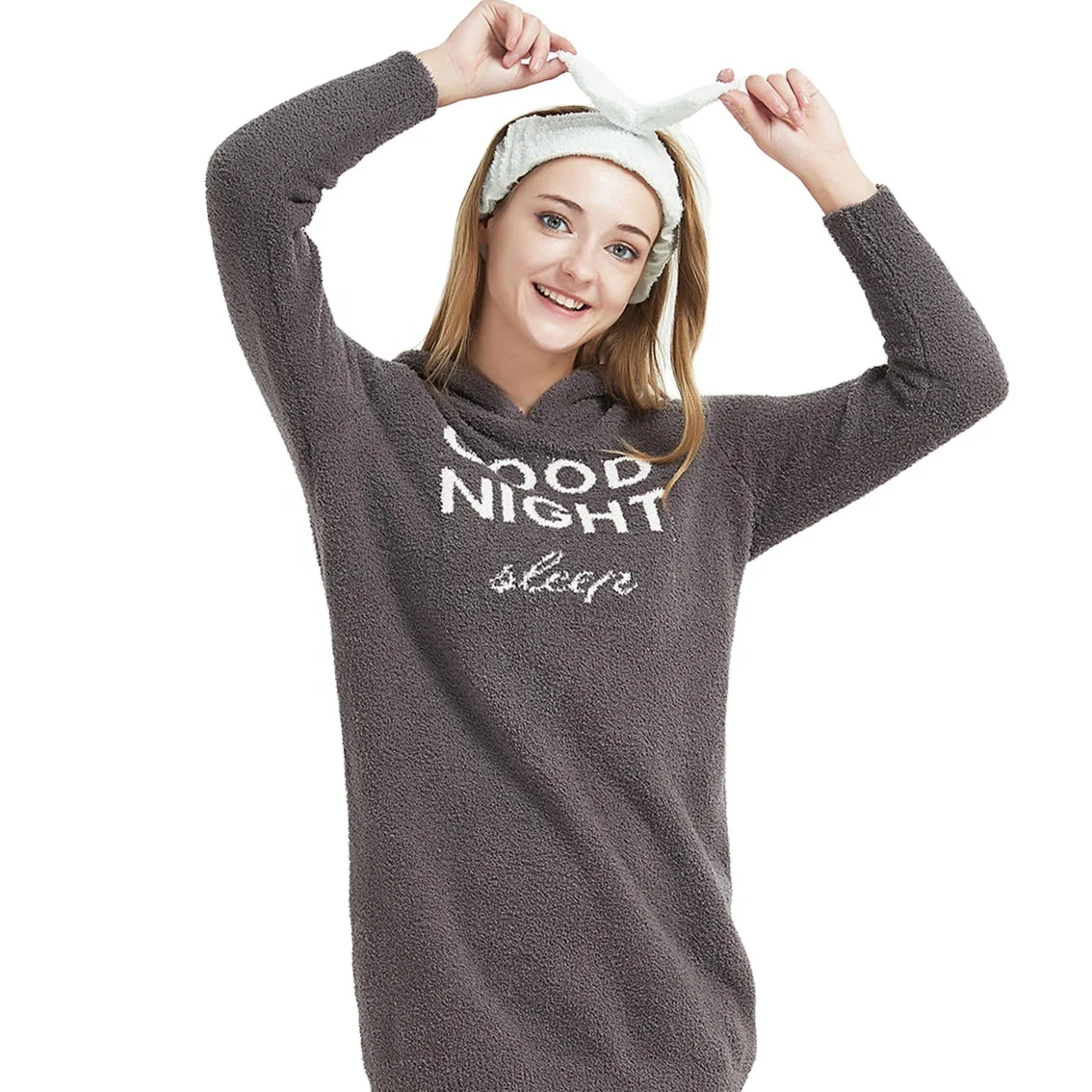 Hot sale mrobeicrofiber thick autumn and winter home plus bath long nightgown women loungewear AWL, Customized color
Hot sale mrobeicrofiber thick autumn and winter home plus bath long nightgown women loungewear AWL, Customized color
