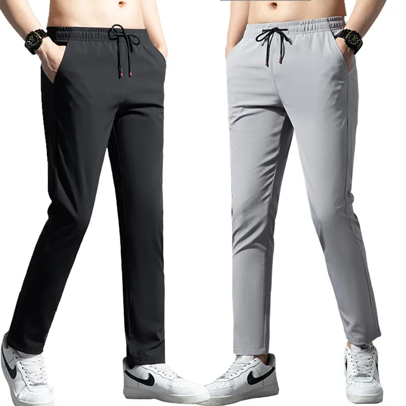 Men's casual pants youth men's slim thin breathable sports pants fashion nine-point pants
Men's casual pants youth men's slim thin breathable sports pants fashion nine-point pants