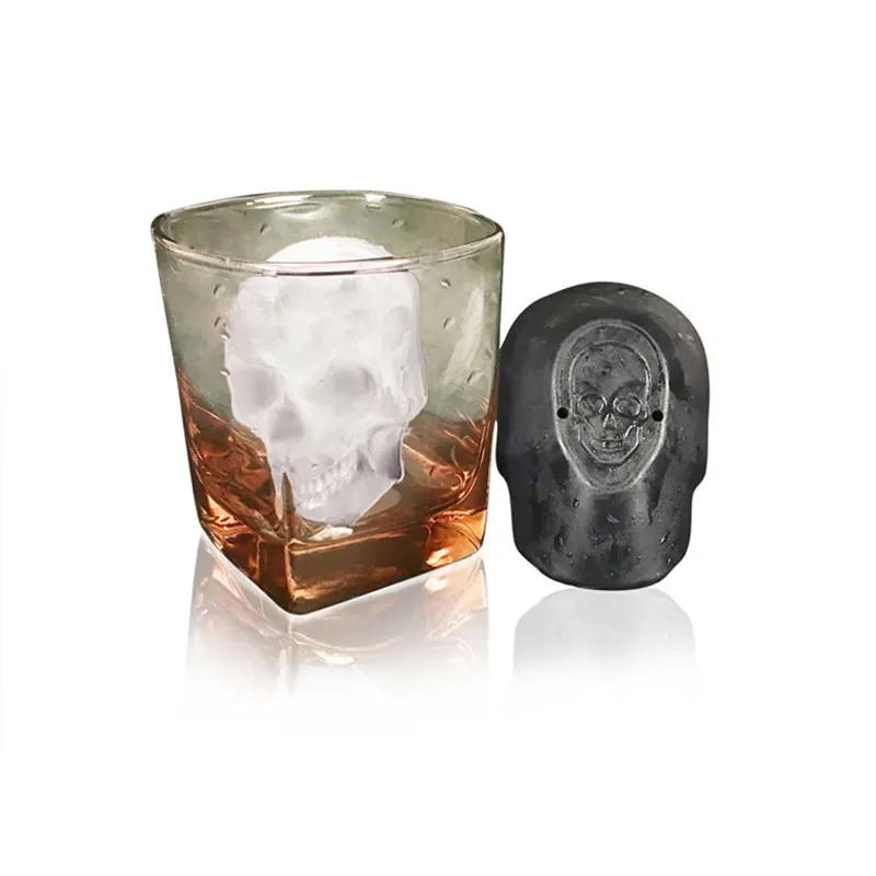 T21 3D Big Skull Ice Mold single hole Silicone Mold Chocolate Mould Cute and Funny Ice Skull for Whiskey Cocktails, Black
T21 3D Big Skull Ice Mold single hole Silicone Mold Chocolate Mould Cute and Funny Ice Skull for Whiskey Cocktails, Black