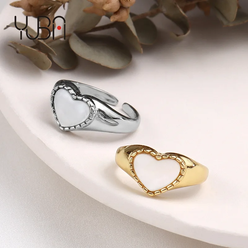 New Arrival Adjustable Wedding Engagement Rings Unnivasary Gifts Women Shell Gold Plated Heart Ring Jewelry
New Arrival Adjustable Wedding Engagement Rings Unnivasary Gifts Women Shell Gold Plated Heart Ring Jewelry