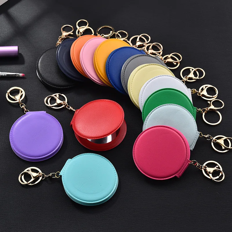 Ins Fashion makeup mirror cute mini Pantone solid blank color PU portable make-up mirror Cosmetic Mirror keychain
Ins Fashion makeup mirror cute mini Pantone solid blank color PU portable make-up mirror Cosmetic Mirror keychain