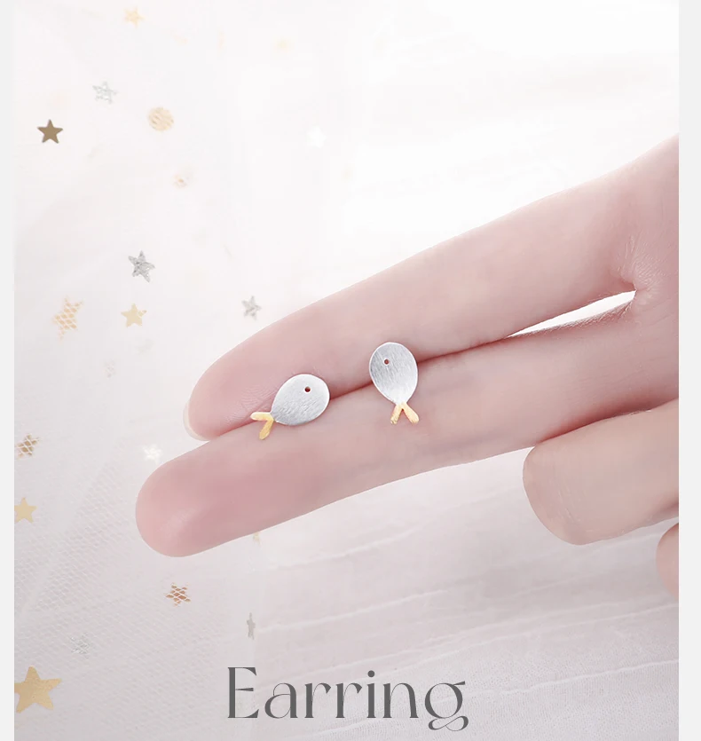 Wholesale 925 Silver Small fish Earrings for Women Girls Gift Hot Fashion Jewelry Women Earrings
Wholesale 925 Silver Small fish Earrings for Women Girls Gift Hot Fashion Jewelry Women Earrings