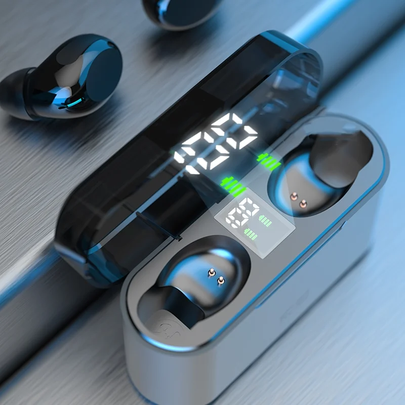 2021 Factory Price Tws Wireless Earphones Powerbank Power Lcd Display Earbuds Wireless Headphones, Balck
2021 Factory Price Tws Wireless Earphones Powerbank Power Lcd Display Earbuds Wireless Headphones, Balck