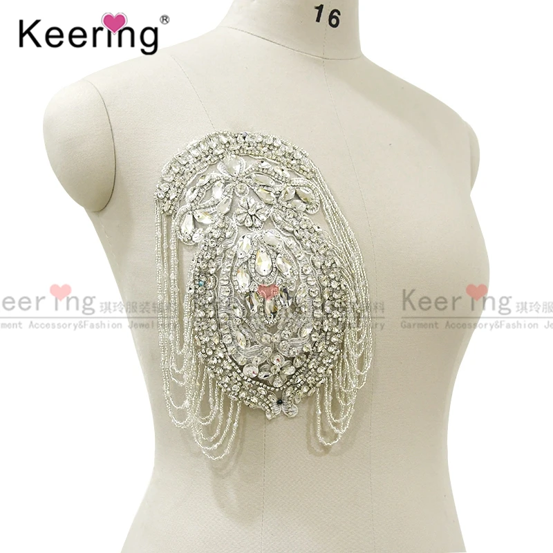Hot design rhinestone patch applique shoulder applique on wedding dress WDP-287, Silver ,gold ,yellow ,royal blue ,red
Hot design rhinestone patch applique shoulder applique on wedding dress WDP-287, Silver ,gold ,yellow ,royal blue ,red
