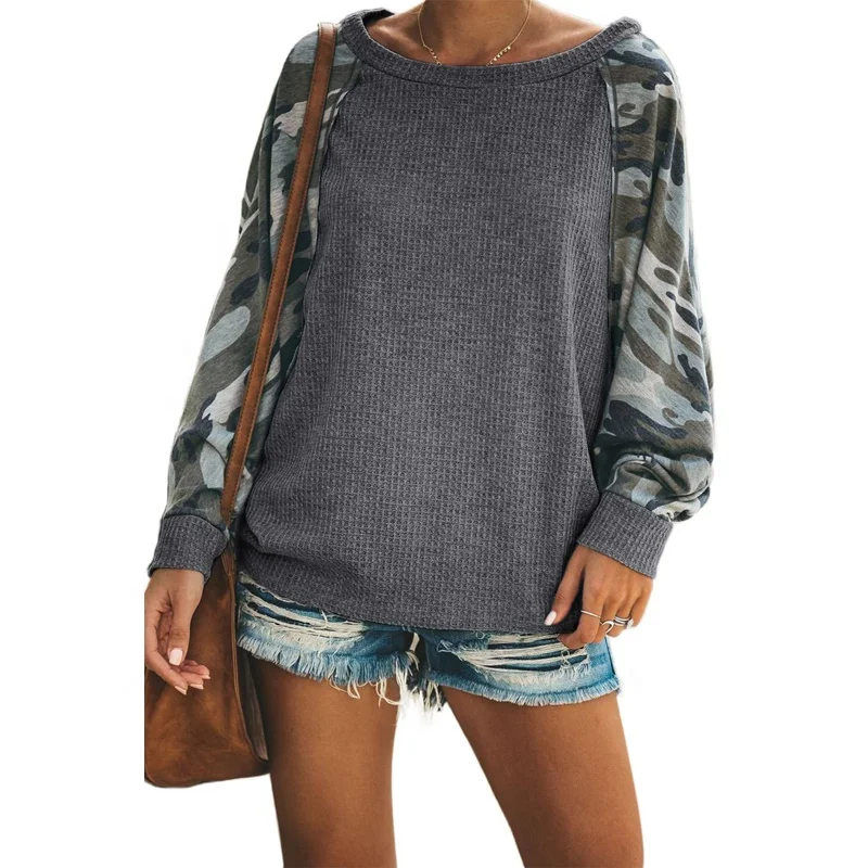 New Arrival Printed Camouflage Full Sleeve O Neck Top Women Sweatshirt, Customized colorwomen sweatshirt
New Arrival Printed Camouflage Full Sleeve O Neck Top Women Sweatshirt, Customized colorwomen sweatshirt