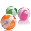 Phthalate free 6 panels beach ball with logo PVC inflatable ball phthalate free low MOQ