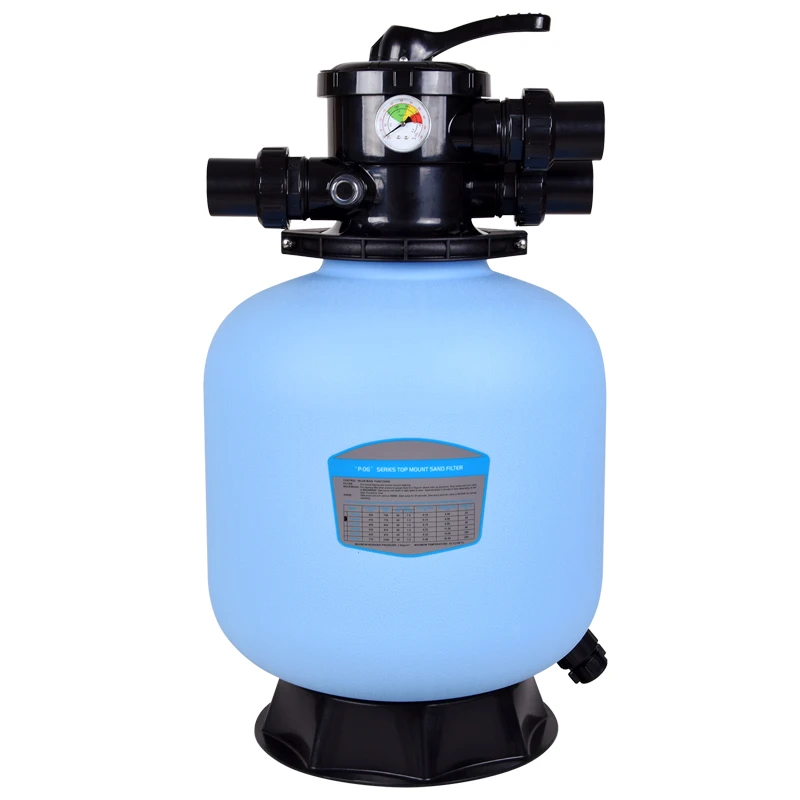 swimming pool plastic sand filter cleaner plastic filtration equipment 5 ways valve top mounted swimming pool 16" S
swimming pool plastic sand filter cleaner plastic filtration equipment 5 ways valve top mounted swimming pool 16" S
