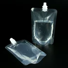 Customized Stand Up Liquid Pouch Bag With Spout