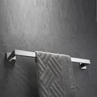 luxury bathroom accessories stainless steel Square polished towel rails