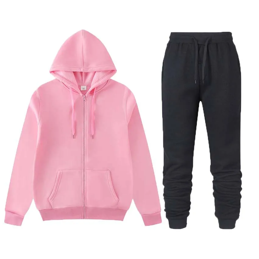 Men Women Solid-color Hooded Casual Sport Coat Men's Zip-up Hoodie Suit Sweethearts outfit, As show 
Men Women Solid-color Hooded Casual Sport Coat Men's Zip-up Hoodie Suit Sweethearts outfit, As show