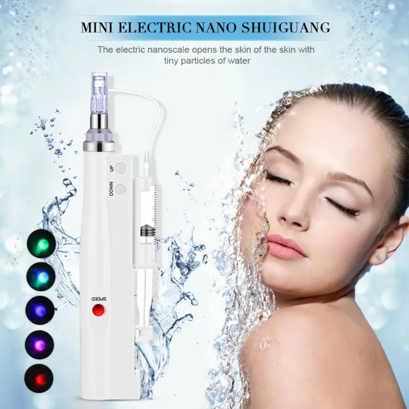 Electric derma pen needle dermapen microneedling machine finishing touch dermaplane glo dermapen dr pen, White
Electric derma pen needle dermapen microneedling machine finishing touch dermaplane glo dermapen dr pen, White