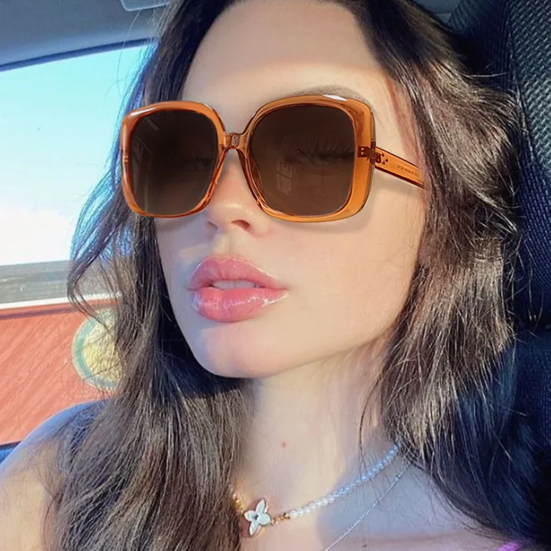 Women Square Polarized Sunglasses Big Frame Fashion Accessories Gafas De Sol Leopard Orange Gray Outdoor Sun Glasses Eyewear
Women Square Polarized Sunglasses Big Frame Fashion Accessories Gafas De Sol Leopard Orange Gray Outdoor Sun Glasses Eyewear