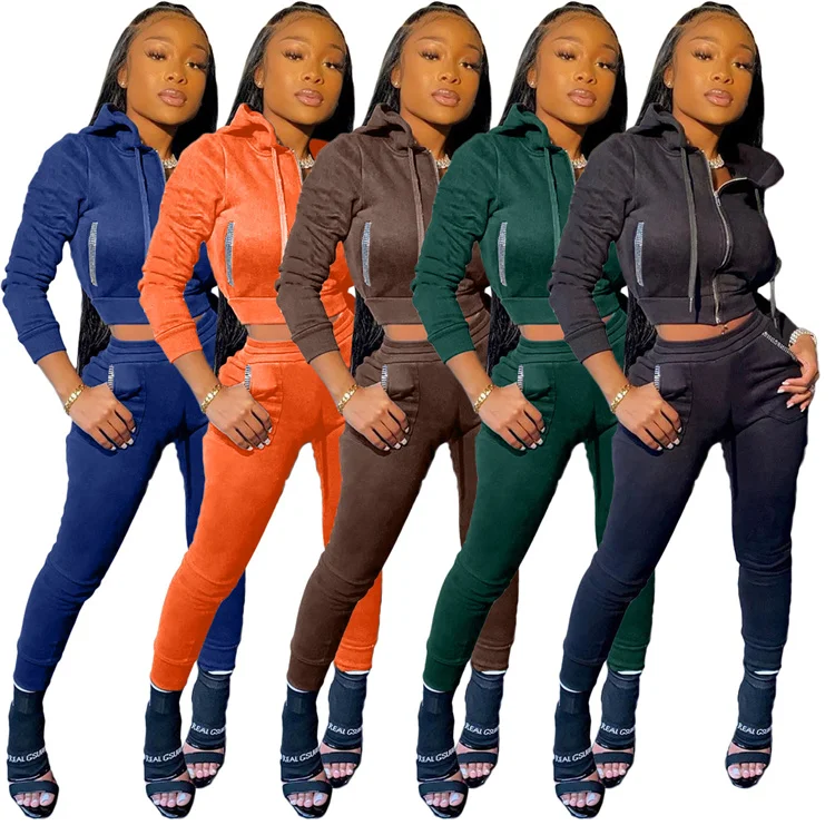 Wholesale long sleeve halo zipper activewear womens workout pants with pockets women two-piece suit pants hoodie suit
Wholesale long sleeve halo zipper activewear womens workout pants with pockets women two-piece suit pants hoodie suit