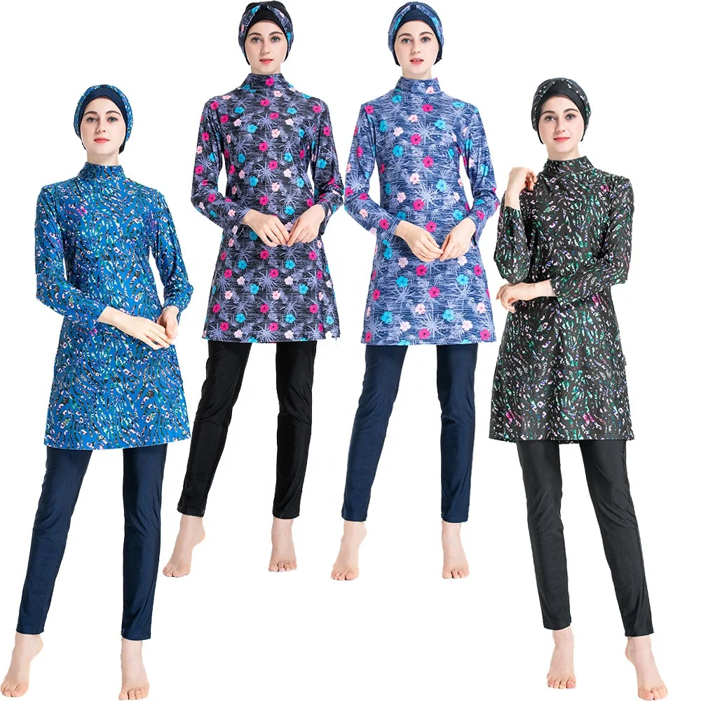 Top Quality Long Sleeve Pool Swimsuit Arab Muslim Swimwear Floral Female Islamic Swimsuit, Pic colors
Top Quality Long Sleeve Pool Swimsuit Arab Muslim Swimwear Floral Female Islamic Swimsuit, Pic colors