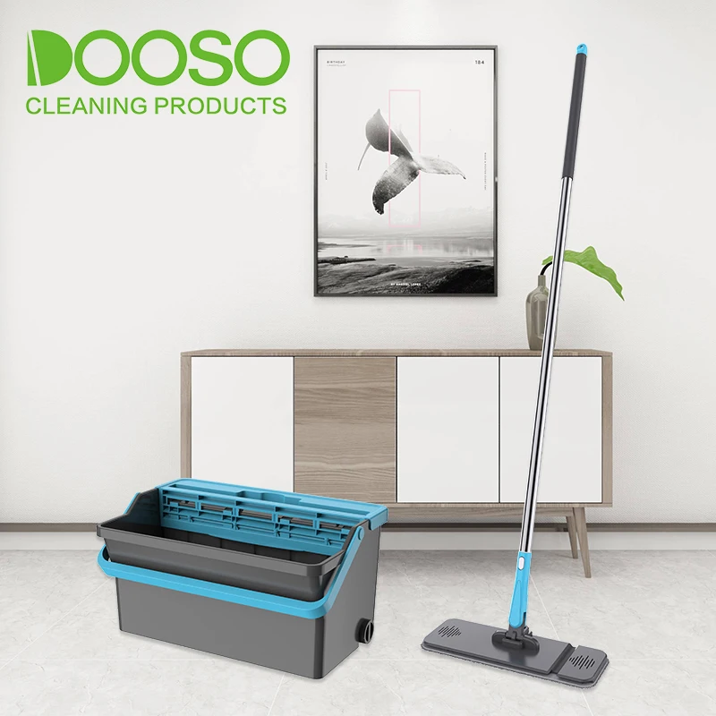 New design self wringing flat squeeze mop bucket Set floor cleaning, Purple or customized colors
New design self wringing flat squeeze mop bucket Set floor cleaning, Purple or customized colors