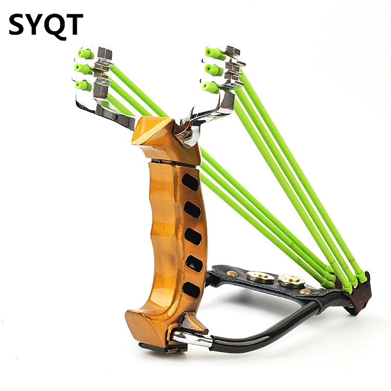 Powerful Slingshot With Rubber Bands Folding Wrist Slingshot Outdoor Black Gold Hunting Slingshot Shooting Steel Balls Tools
Powerful Slingshot With Rubber Bands Folding Wrist Slingshot Outdoor Black Gold Hunting Slingshot Shooting Steel Balls Tools