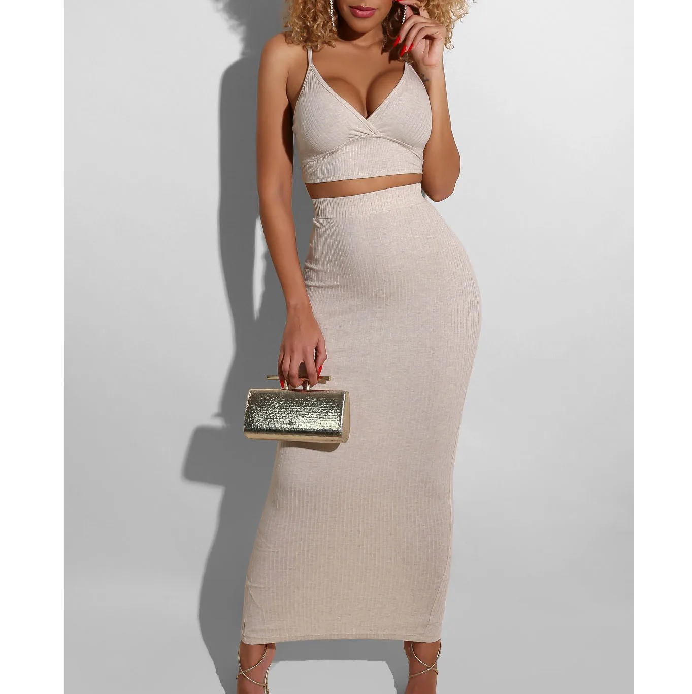 Fashion Clothing Party 2 Piece Outfits Women Long Maxi Robe Summer Two Piece Skirt Set Elegant Casual Dresses, Customized color
Fashion Clothing Party 2 Piece Outfits Women Long Maxi Robe Summer Two Piece Skirt Set Elegant Casual Dresses, Customized color