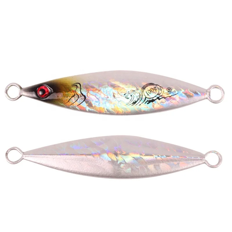 OEM and on stocks lead fish jig lure slow rocking iron plate 3d print fishing lure metal jigging, 5 colors
OEM and on stocks lead fish jig lure slow rocking iron plate 3d print fishing lure metal jigging, 5 colors