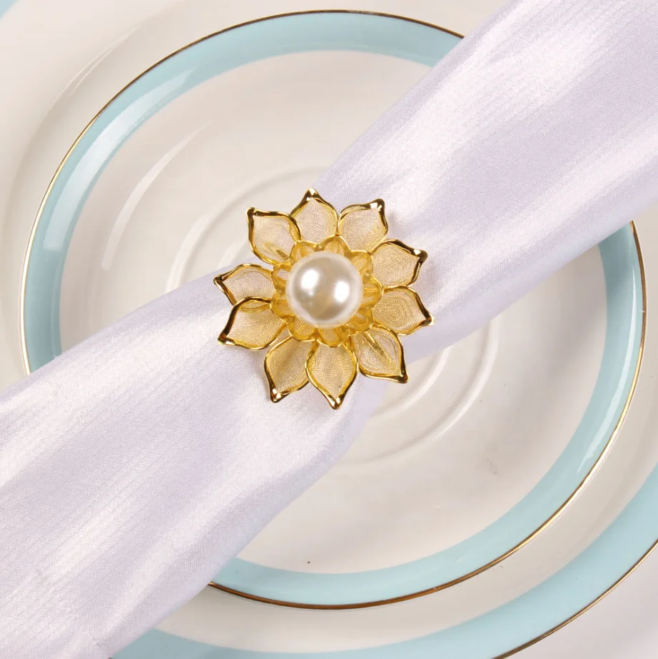 Factory Direct Hotel Decorations Wedding Props Modern Flower Pearl Copper Mesh Napkin Storage Luxury Metal Napkin Ring, Gold,silver,rose gold
Factory Direct Hotel Decorations Wedding Props Modern Flower Pearl Copper Mesh Napkin Storage Luxury Metal Napkin Ring, Gold,silver,rose gold