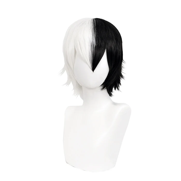 Black and White Double Color Short 10 Inch Synthetic Hair Natural Japanese Cosplay Party Anime Comic Exhibition Wigs, Pic showed
Black and White Double Color Short 10 Inch Synthetic Hair Natural Japanese Cosplay Party Anime Comic Exhibition Wigs, Pic showed