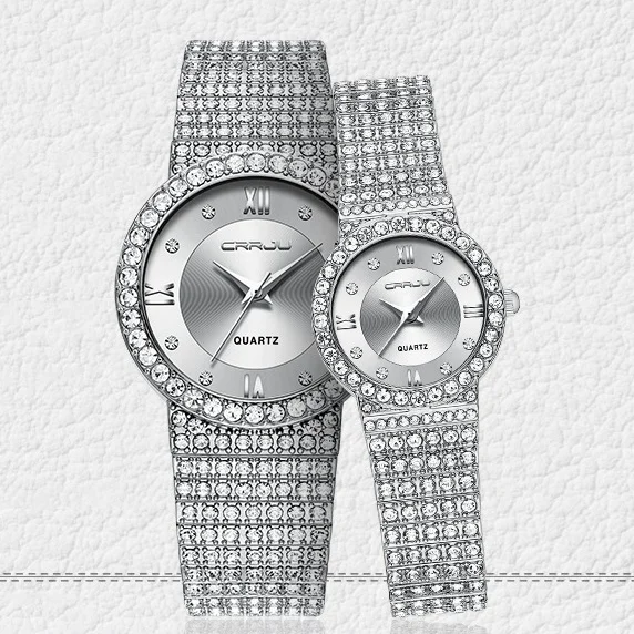 Crrju Couple Watches For Lovers Luxury Golden Watch Men And Women Diamond Gold Wristwatch Rhinestone 2021
Crrju Couple Watches For Lovers Luxury Golden Watch Men And Women Diamond Gold Wristwatch Rhinestone 2021