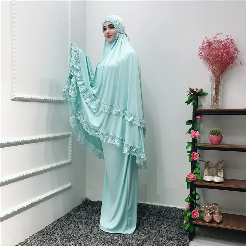 Dubai Lace Open Cardigan Thobe Abaya For Muslim Women
Dubai Lace Open Cardigan Thobe Abaya For Muslim Women
